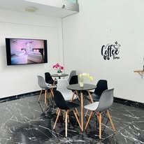 Zona de descanso en el club de playa